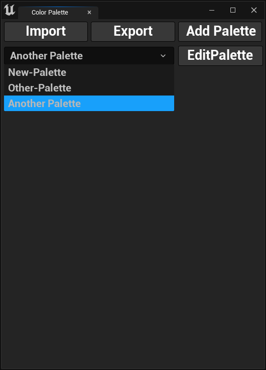 Select Palette