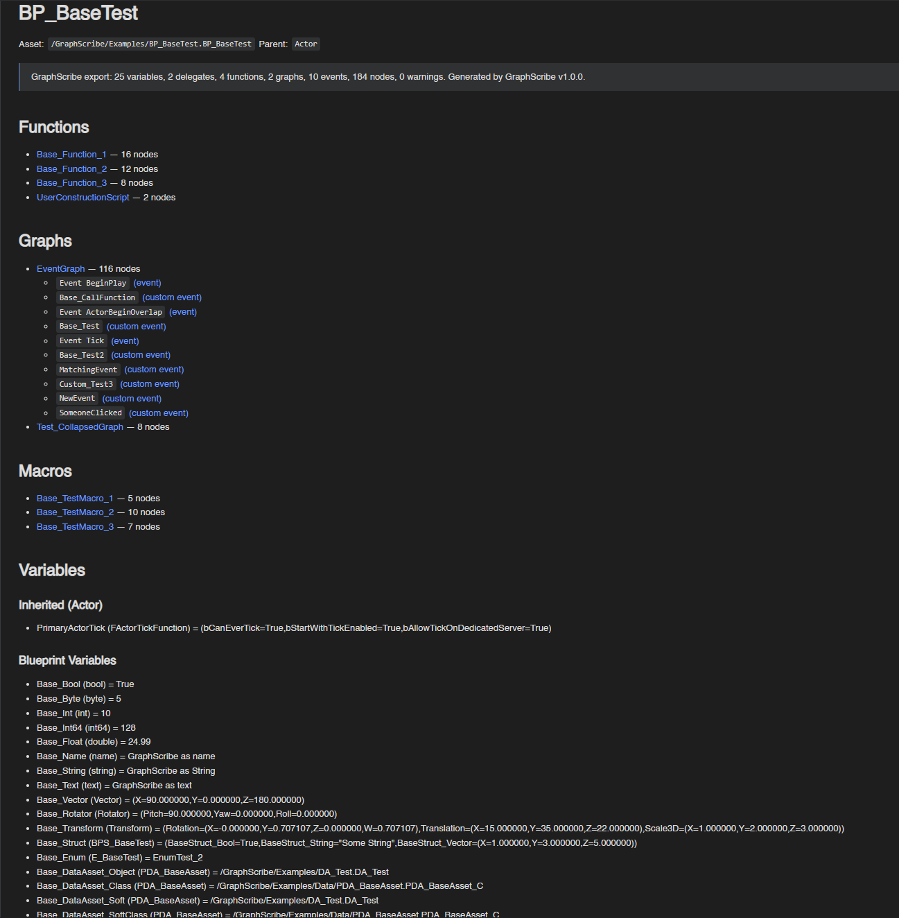 A real Markdown export open in a text editor